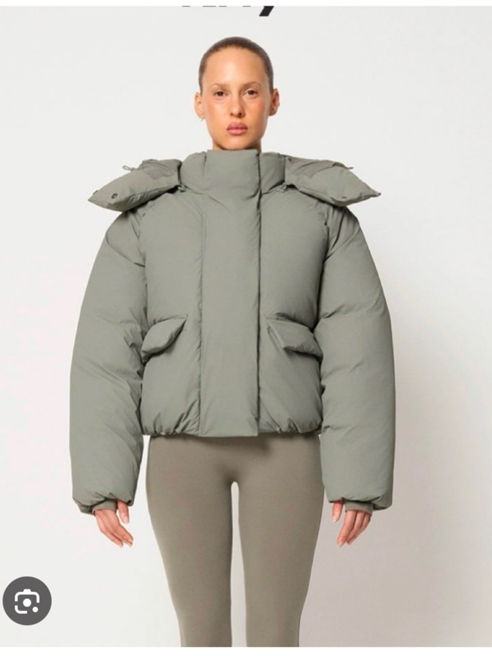 Khy NWOT Puffer jacket Green XXS